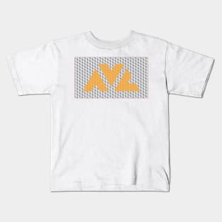 West Asheville, NC sticker with geometric design, avl Kids T-Shirt